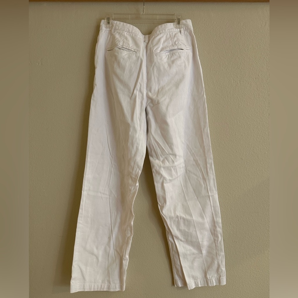 Aritzia TNA White Wide Leg Pants